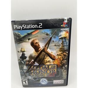 Medal of Honor: Rising Sun PS2 PlayStation 2 CIB Complete Black Label TESTED
